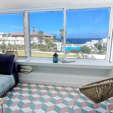 Apartman Modernes Studio-apartment Mit Pool & Meerblick Poris de Abona